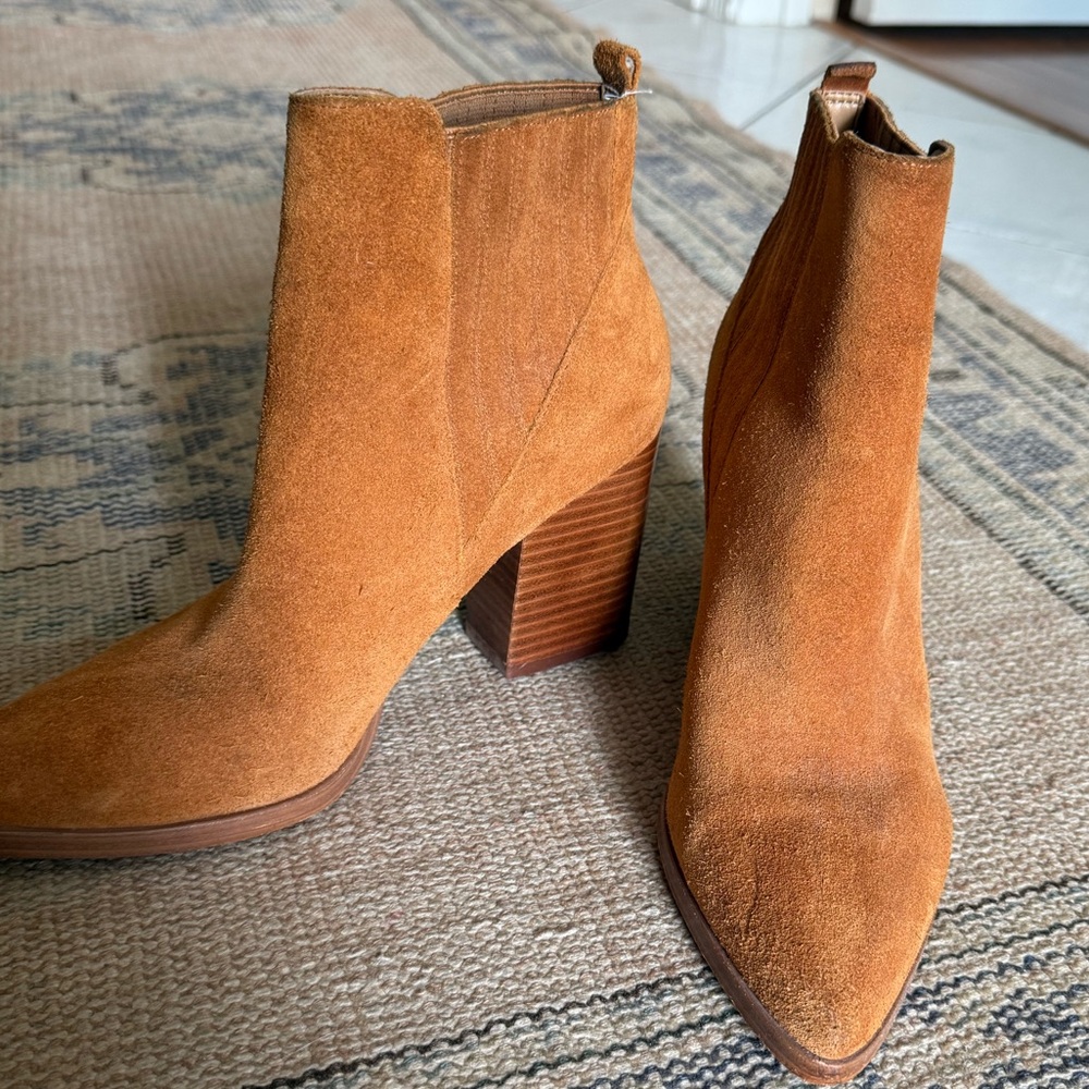Tan Suede Mark Fisher Ankle Boots